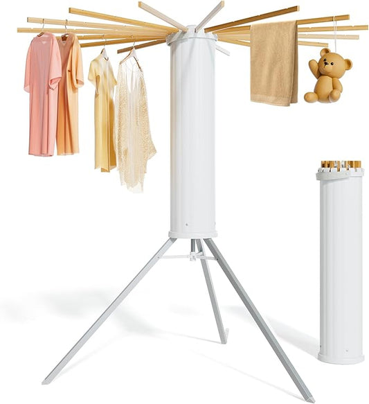 GadgetHomeStead Upgraded Octopus Clothes Drying Rack – Foldable, Space-Saving Laundry Rack for Indoor & Outdoor Use